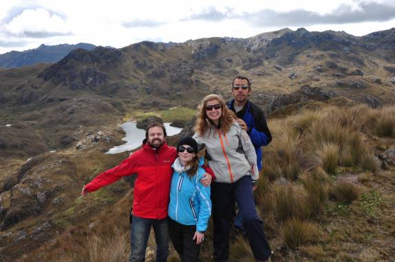 Um dos pontos mais altos do Parque Nacional Cajas, na região de Cuenca, no Equador